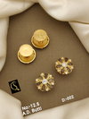 Fancy Micro Ad Tops Gold Earrings Catalog